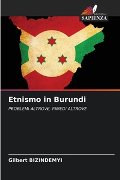 Paperback Etnismo in Burundi [Italian] Book