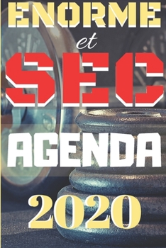 Agenda 2020: semainier&journalier 12 mois vue mensuelle en d�but de mois confort prise de notes avec nombreuses annexes format 15 x 22 cm motif fitness