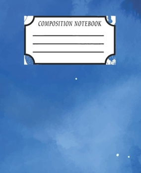 Paperback Composition Notebook: Mermaid Composition Notebook For School, Wide Rule Paper Book