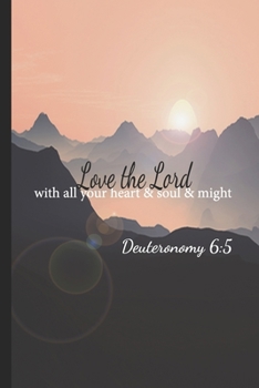 Paperback Love the Lord: Christian Bullet Journal Book