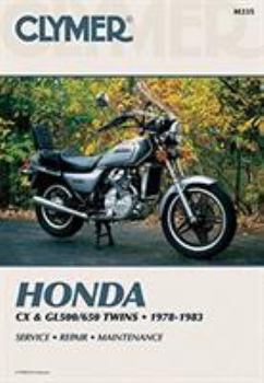 Paperback Clymer Honda CX & Gl500/650 Twins, 1978-1983: Service, Repair, Maintenance Book
