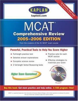 Paperback Kaplan MCAT Comprehensive Review 2005-2006 [With CDROM] Book