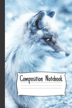 Paperback Composition Notebook: Foxes Gift for Woman Blank Lined Notebook Journal & Planner - 6 x 9 inches, College Ruled Lined,110 Pages Book