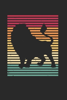 Löwe Notizbuch: Löwe Notizbuch für Liebhaber / Notizheft / Notizblock A5 (6x9in) Dotted Notebook / Punkteraster / 120 gepunktete Seiten (German Edition)