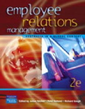 Paperback Employee Relations Management: Australia In A Global Context Book