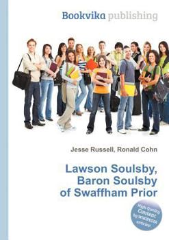 Paperback Lawson Soulsby, Baron Soulsby of Swaffham Prior Book