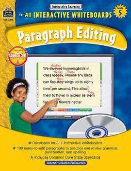 Paperback Interactive Learning: Paragraph Editing Grd 5 Book
