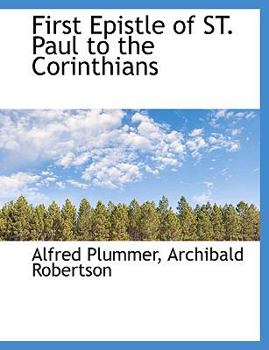 First Epistle of ST. Paul to the Corinthians