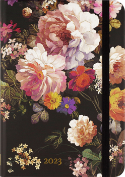 Hardcover 2023 Midnight Floral Weekly Planner (16 Months, Aug 2022 to Dec 2023) Book