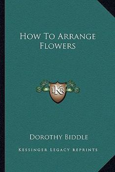 Paperback How to Arrange Flowers Book