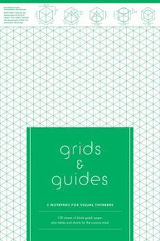 Diary Grids & Guides: 3 Notepads for Visual Thinkers (3 Designs in Blue, Green, Red, Tear-Off Sheets, 50 Sheets Each, 6 X 9 In): 3 Notepads for Visual Think Book