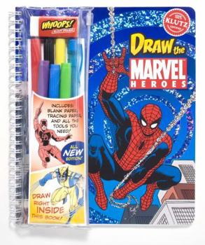 Paperback Draw the Marvel Heros Book