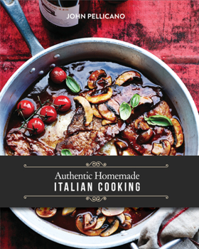 Hardcover Authentic Homemade Italian Cooking Book
