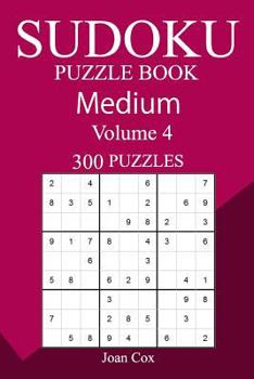 Paperback 300 Medium Sudoku Puzzle Book