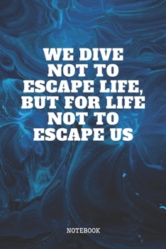 Paperback Notebook: Funny I Love Scuba Diving Planner / Organizer / Lined Notebook (6" x 9") Book