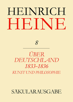 Hardcover Über Deutschland 1833-1836. Aufsätze Über Kunst Und Philosophie [German] Book