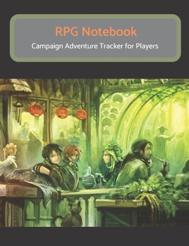 Paperback RPG Notebook - Campaign Adventure Tracker for Players Book