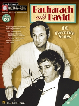 Paperback Bacharach and David [With CD (Audio)] Book