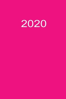 Paperback 2020: Bürokalender 2020 A5 Pink Rosa Rose [German] Book