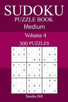 Paperback 300 Medium Sudoku Puzzle Book