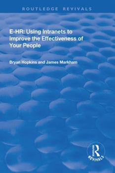 Paperback E-HR: Using Intranets to Improve the Effectiveness of Your People Book