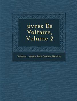 Paperback Uvres de Voltaire, Volume 2 [French] Book