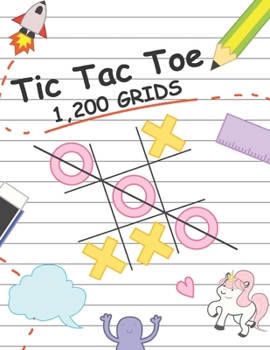Tic Tac Toe 1,200 GRIDS: Blank Tic Tac Toe Games FOR KIDS & ADULTS : Tic-Tac-Toe Blank Games : Classic game : Family Activity : Adults & kids for summer vacations game