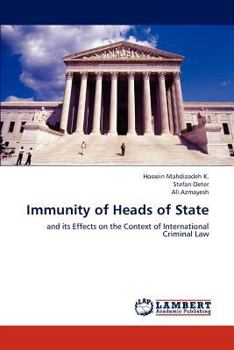 Paperback Immunity of Heads of State Book