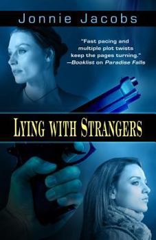 Hardcover Lying with Strangers [Large Print] Book
