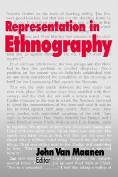 Hardcover Representation in Ethnography Book