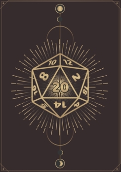 Paperback RPG Journal: College Ruled Role Playing Gamer Paper: 20 Sided Dice Burgendy Book