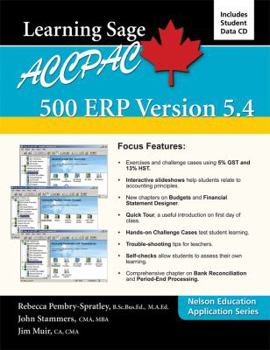 Spiral-bound Learning Sage Accpac 500 ERP Version 5.4 Book