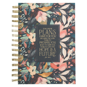 Spiral-bound Journal Wirebound Black for I Know the Plans Jer, 29:11 Book