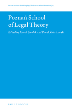 Hardcover Poznań School of Legal Theory Book