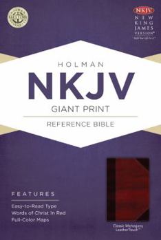 Imitation Leather Giant Print Reference Bible-NKJV [Large Print] Book