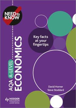 Paperback Need to Know: AQA A-level Economics Book