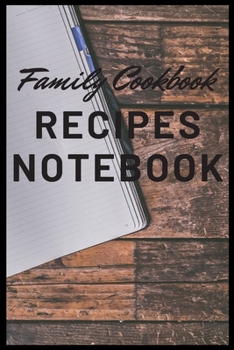 Paperback Family Cookbook: Recipes Notebook: Cookbook Resipes Book