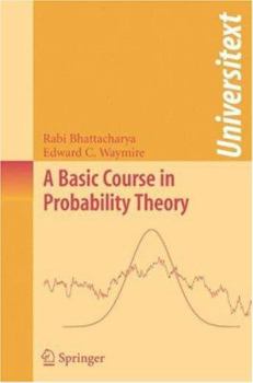 Paperback A Basic Course in Probability Theory Book