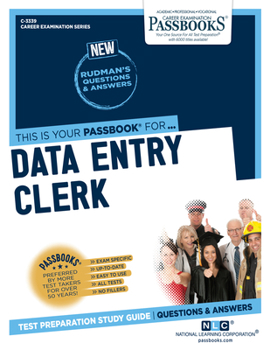 Paperback Data Entry Clerk (C-3339): Passbooks Study Guide Volume 3339 Book