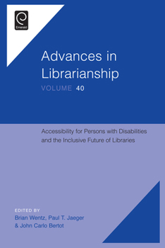 Hardcover Accessibility for Persons with Disabilities and the Inclusive Future of Libraries Book