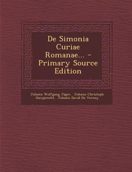 Paperback de Simonia Curiae Romanae... [Latin] Book