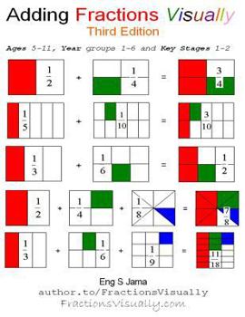 Adding Fractions Visually Third Edition Colour - Book  of the Adding Fractions Visually (Series 2)