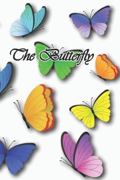 Paperback The Butterfly: Internet Password Logbook Large Print With Tabs - The Butterfly Background Cover Book
