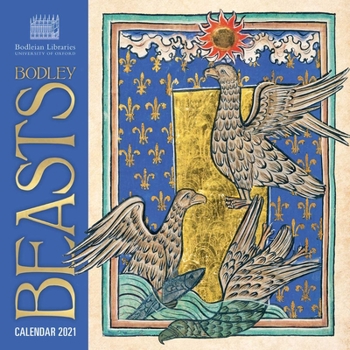 Calendar Bodleian Library - Bodley Beasts Wall Calendar 2021 (Art Calendar) Book
