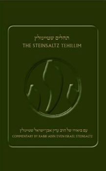 Hardcover The Steinsaltz Tehillim Book