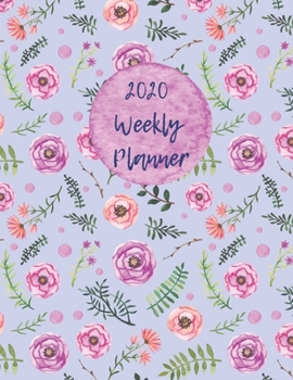 Paperback Floral Weekly 2020 Planner: An Organizer for Busy Women Book