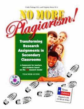 Paperback No More Plagiarism: Transforming Research Assignments in Secondary Classrooms - Teks Book