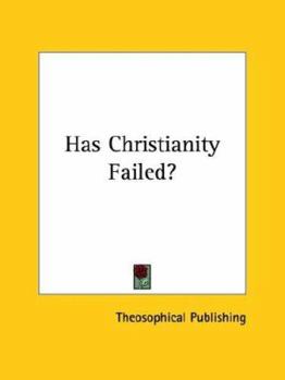 Paperback Has Christianity Failed? Book