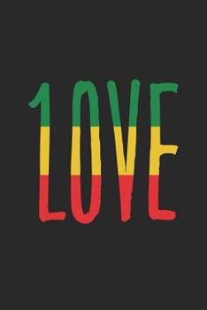 Paperback Love: Rasta Jamaican - Lined Journal/Notebook for Positive Vibrations Book