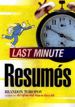 Paperback Last Minute Resumes Book